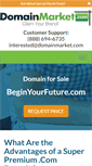 Mobile Screenshot of beginyourfuture.com